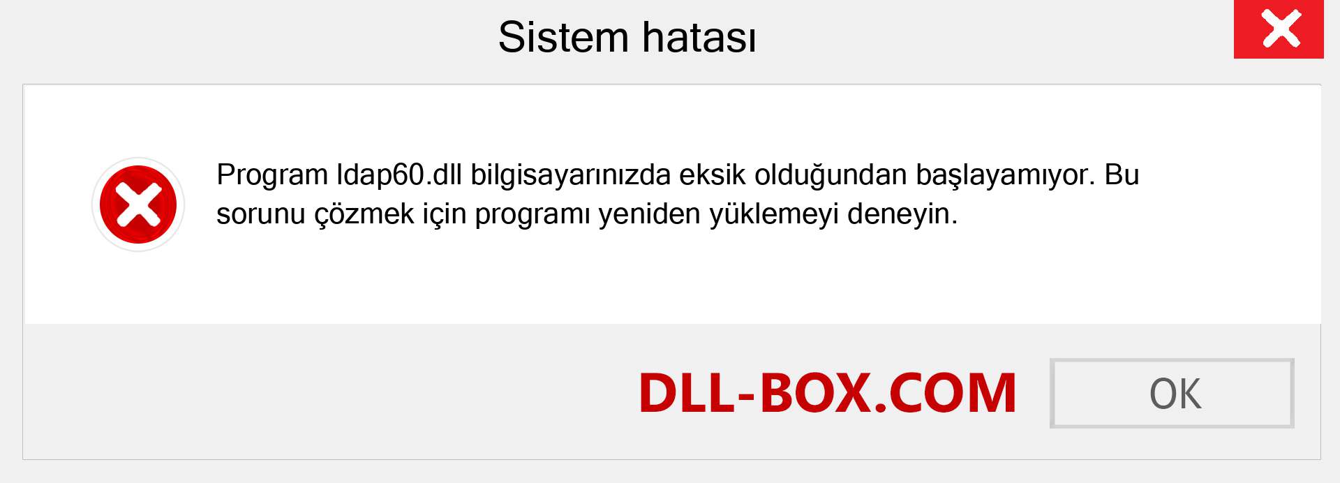 ldap60.dll dosyası eksik mi? Windows 7, 8, 10 için İndirin - Windows'ta ldap60 dll Eksik Hatasını Düzeltin, fotoğraflar, resimler